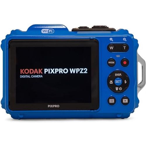  KODAK PIXPRO WPZ2 Rugged Waterproof Shockproof Dustproof WiFi Digital Camera 16MP 4X Optical Zoom 1080P Full HD Video Vlogging Camera 2.7