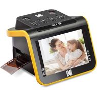 Kodak Digital Film Scanner, Film and Slide Scanner with 5” LCD Screen, Convert Color & B&W Negatives & Slides 35mm, 126, 110 Film to High Resolution 22MP JPEG Digital Photos, Black