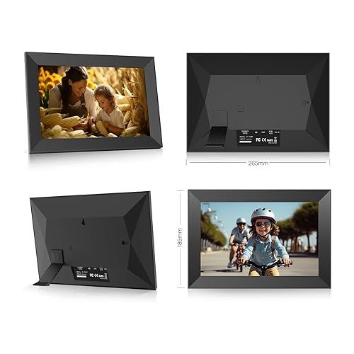  KODAK 10.1Inch WiFi Digital Picture Frame,1280x800 HD IPS Touch Screen, Electronic Smart Photo Frame with 32GB Memory, Auto-Rotate, Instantly Share Photos/Videos from Anywhere