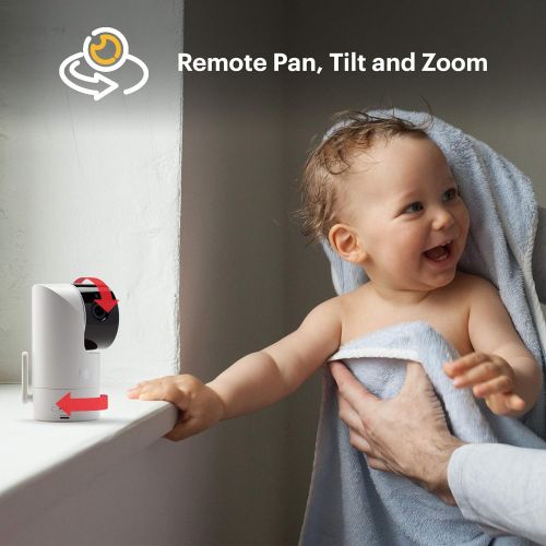  Kodak C525 Video Baby Monitor, with App and Two Way Talk, Comfort Your Baby, Elderly, Pets and Family from Anywhere, Whether You’re Home or Away