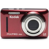 [아마존베스트]Kodak PIXPRO Friendly Zoom FZ53-RD 16MP Digital Camera with 5X Optical Zoom and 2.7 LCD Screen (Red)