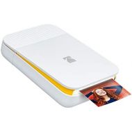 [아마존베스트]KODAK Smile Instant Digital Printer  Pop-Open Bluetooth Mini Printer for iPhone & Android  Edit, Print & Share 2x3 ZINK Photos w/FREE Smile App  White/ Yellow