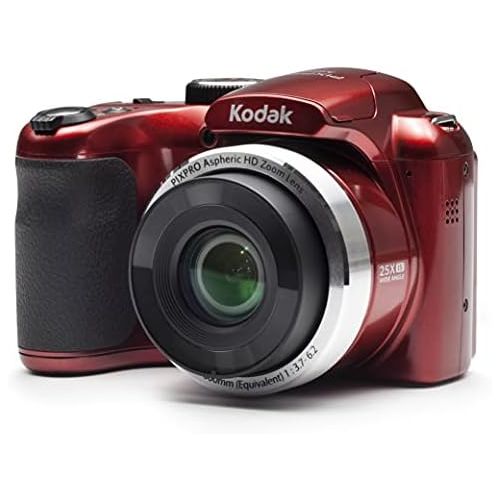  Kodak PIXPRO Astro Zoom AZ252-RD 16MP Digital Camera with 25X Optical Zoom and 3 LCD (Red)