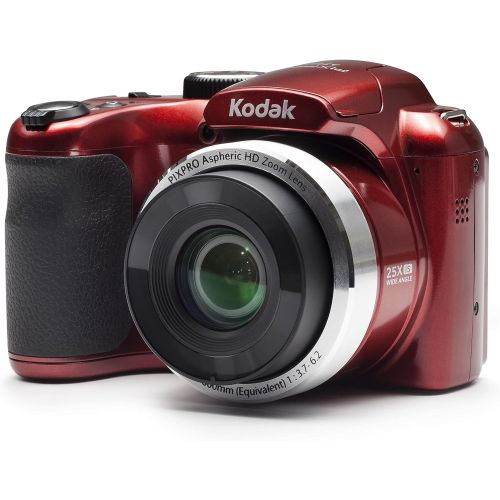  Kodak PIXPRO Astro Zoom AZ252-RD 16MP Digital Camera with 25X Optical Zoom and 3 LCD (Red)