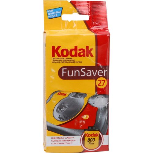  KODAK 10 FunSaver Flash 800 ASA 27 Exp Single Use Flash 35mm Camera