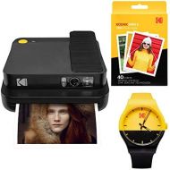 KODAK Smile Classic Digital Instant Camera with Bluetooth (Black) Watch Bundle