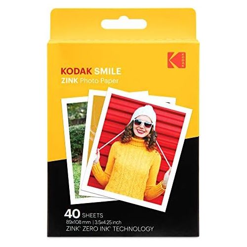  KODAK Smile Classic Digital Instant Camera with Bluetooth (Black) Watch Bundle