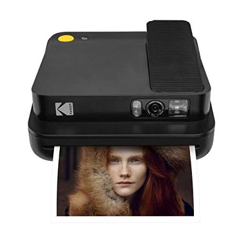  KODAK Smile Classic Digital Instant Camera with Bluetooth (Black) Starter Kit, Model:AMZRODCLASK6BK