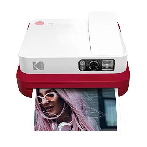  KODAK Smile Classic Digital Instant Camera with Bluetooth (Red) Starter Kit