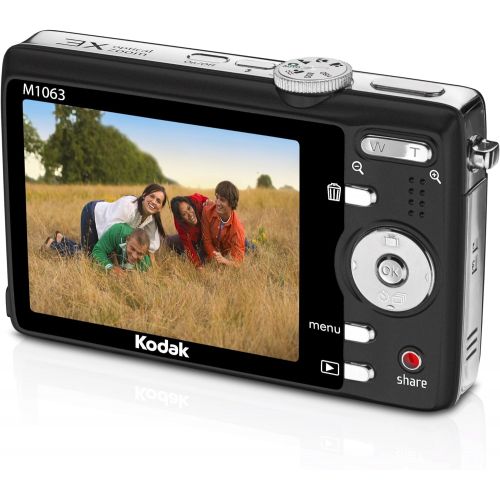  Kodak Easyshare M1063 10.3 MP Digital Camera with 3xOptical Zoom (Black)