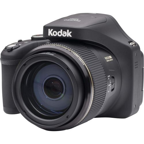  Kodak PIXPRO Astro Zoom AZ901-BK 20MP Digital Camera with 90X Optical Zoom and 3 LCD (Black)