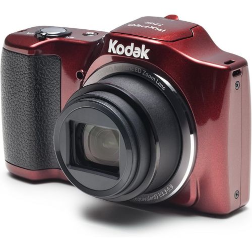  Kodak PIXPRO Friendly Zoom FZ152-RD 16MP Digital Camera with 15X Optical Zoom and 3 LCD (Red)