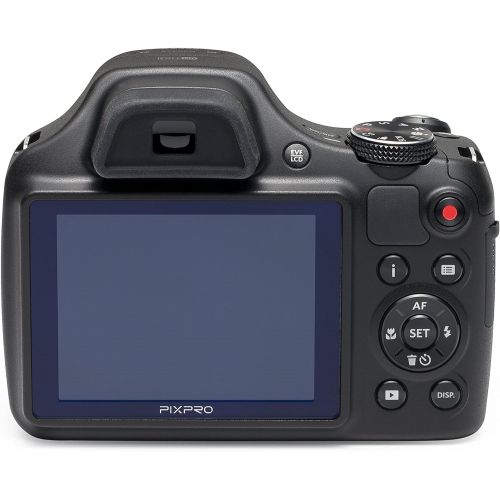  Kodak PIXPRO Astro Zoom AZ522 16 MP Digital Camera with 52X Opitcal Zoom, 1080p Video Recording and 3 LCD Screen (Black)