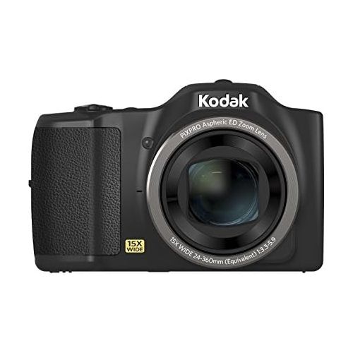  KODAK 16 Friendly Zoom Fz152 with 3 LCD, Black (FZ152-BK)