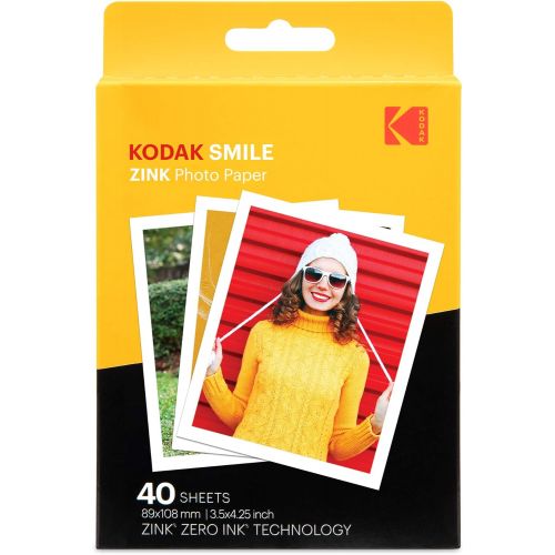  KODAK Smile Classic Digital Instant Camera with Bluetooth (Red) Watch Bundle