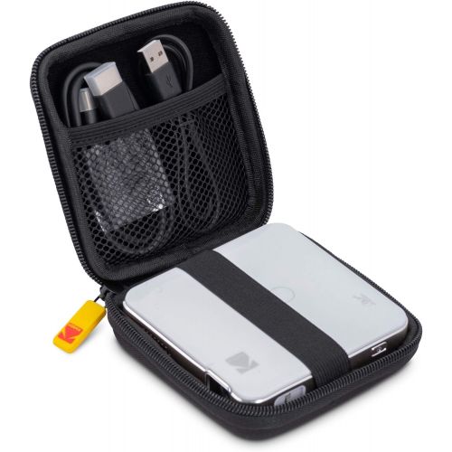  EVA Mini Projector Case Soft-Molded Hard-Shell Carry Bag for KODAK Luma 150 Portable Projector Shockproof, Dustproof & Water-Resistant Travel Protection Black