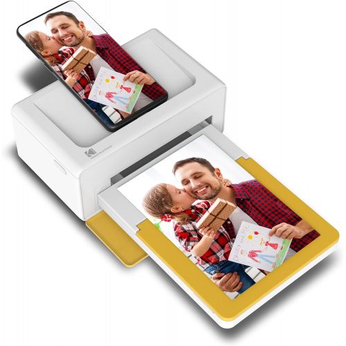  [아마존베스트]Kodak Dock Plus Portable Instant Photo Printer, Compatible with iOS, Android and Bluetooth DevicesFull Color Real Photo (4”x6”), 4Pass & Lamination Process, Premium Quality - Conve