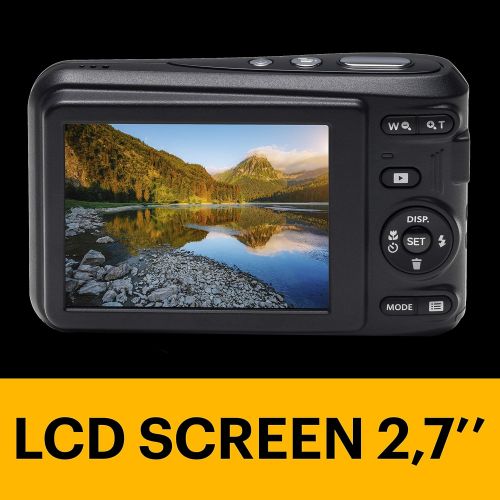  [아마존베스트]Kodak PIXPRO Friendly Zoom FZ43-BK 16MP Digital Camera with 4X Optical Zoom and 2.7 LCD Screen (Black)