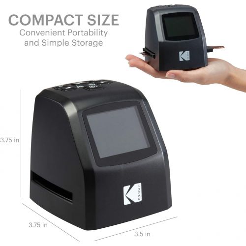  [아마존베스트]KODAK Mini Digital Film & Slide Scanner  Converts 35mm, 126, 110, Super 8 & 8mm Film Negatives & Slides to 22 Megapixel JPEG Images  Includes - 2.4 LCD Screen  Easy Load Film Ad