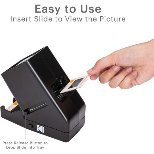  [아마존베스트]KODAK 35mm Slide and Film Viewer - Battery Operation, 3X Magnification, LED Lighted Viewing  for 35mm Slides & Film Negatives