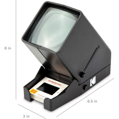  [아마존베스트]KODAK 35mm Slide and Film Viewer - Battery Operation, 3X Magnification, LED Lighted Viewing  for 35mm Slides & Film Negatives