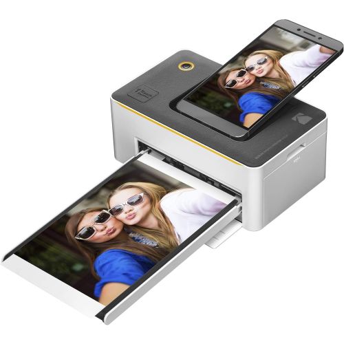  Kodak Dock Premium 4x6” Portable Instant Photo Printer, Bluetooth Edition Full Color Photos, 4Pass & Lamination Process Compatible with iOS, Android, and Bluetooth Devices (2021 Ed