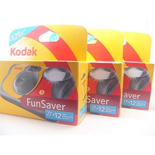 [아마존베스트]Kodak Fun Flash Disposable Camera - 39 Exposures 3 Pack