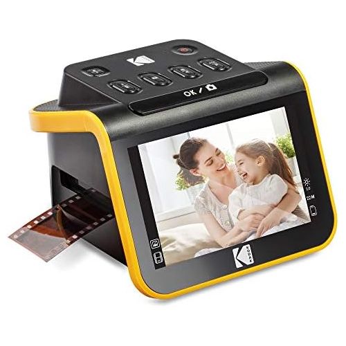  [아마존베스트]KODAK Slide N Scan Film and Slide Scanner with Large 5 LCD Screen Converts Negatives and Slides into Colour and Black and White 35mm, 126, 110 Negatives and Slides in JPEG Digital