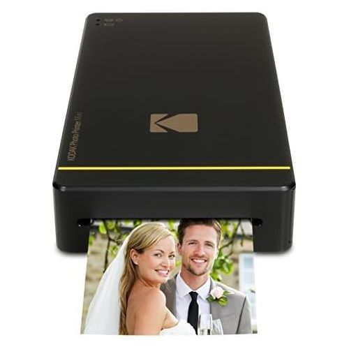  Kodak Mini Printer (WhiteBlack Vary) Starter Bundle + 20 Paper + Case + Photo Album + Hanging Frames + Sticker Frames