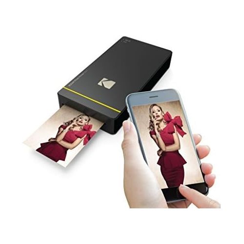  Kodak Mini Printer (WhiteBlack Vary) Starter Bundle + 20 Paper + Case + Photo Album + Hanging Frames + Sticker Frames