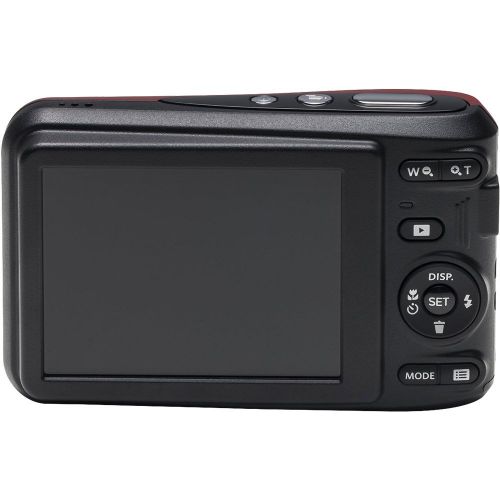  KODAK PIXPRO Friendly Zoom FZ43 Digital Camera (Red) with 32GB Card + Case + Tripod + Kit