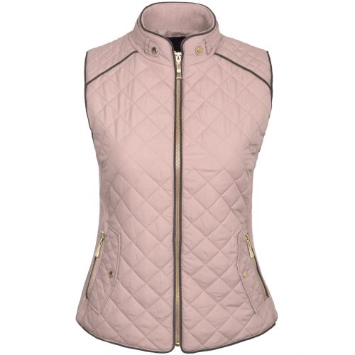  KOGMO Womens Quilted Vest Fully Lined Lightweight Padded Vest S-3X Plus