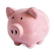 [아마존베스트]KOHIENWO Pink Piggy Banks, Piggy Bank for Girls Boys Kids A New for White Piggy Bank for Boys,Girls,Kids,Adult Coin Bank with DIY Sticker