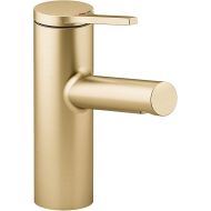 KOHLER 99491-4-2MB Elate Single-Handle Bathroom Faucet with Pop-Up Drain Assembly, One Hole Bathroom Sink Faucet, 1.2 gpm, Vibrant Brushed Moderne Brass