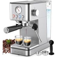KOIOS Espresso Machines, Upgraded 1200W Espresso Maker with Foaming Steam Wand, 20 Bar Semi-Automatic Steam Espresso Coffee Maker for home, 58oz removable Water Tank, PID Control System
