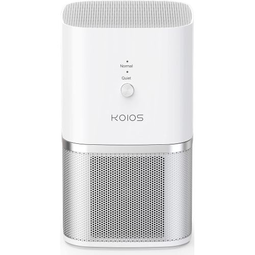  KOIOS Air Purifier, Small Air Purifiers with True HEPA Filter, Air Cleaner Bedroom Home Office, Remove Wildfire Smoke Dust Pollen Pet Dander, Protable Odor Eliminator, 219ft², No O