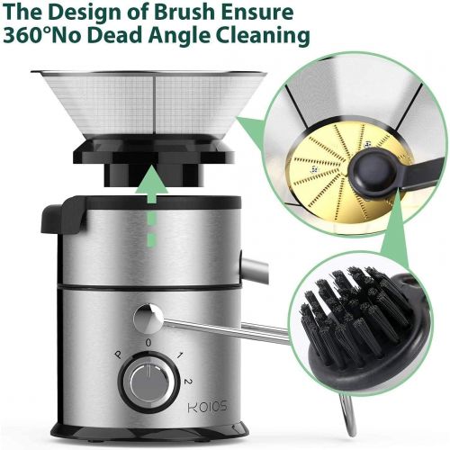  [아마존베스트]KOIOS Centrifugal Juicer Machines, Juice Extractor with Big Mouth 3” Feed Chute, 304 Stainless-steel Fliter, Best Seller Juicer 2020, High Juice yield, Easy to Clean&100% BPA-Free,