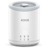 KOIOS Upgrade Top Fill Humidifiers, Ultrasonic Cool Mist Humidifier with 3 Adjustable Mist Settings, Ultra Quiet, Automatic Shut-Off, Sleep Mode, 4 Liter Large Capacity Open Water
