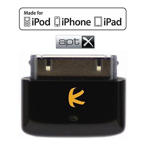  [아마존베스트]KOKKIA i10s + aptX (Luxurious Black) Tiny Bluetooth iPod Transmitter for iPod/iPhone/iPad with Apple authentication, Delivers Cleaner Audio with Reduced Latency to aptX Bluetooth S