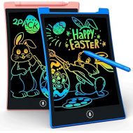 KOKODI Kids Toys 2 Pack LCD Writing Tablet, Colorful Toddler Drawing Pad Doodle Board Erasable, Educational Learning Toys Birthday Gifts for Boys Girls Age 3 4 5 6 7 8 (Blue & Pink)