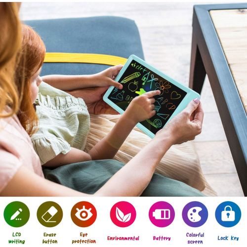  [아마존베스트]KOKODI LCD Writing Tablet 8.5-Inch Colorful Doodle Board Drawing Tablet, Electronic Drawing Pad with Lock Function, Educational and Learning Girls Toys for 3 4 5 6 Year Old Girls (