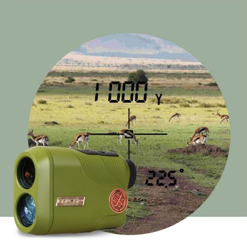  KOLSOL Dual-use Golf Hunting Laser Rangefinder 1000yard 6.5x Magnification Laser Distance Measurer KY1000 Best Measuring Range 5y-1000y