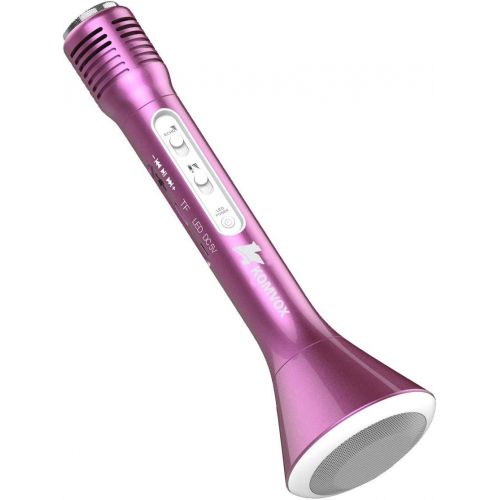  [아마존베스트]KOMVOX Karaoke Microphone For Kids, Birthday Gifts for Girls 3 4 5 6 Year Old, Bluetooth Karaoke Singing Machine for Kids, Toys for Girls Age 3 4 5 6