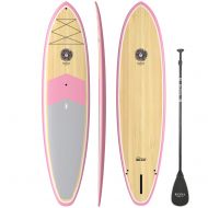 KONA SURF CO. All Day SUP Standup Paddleboard SUP Package Includes Adjustable Paddle, Center Fin, and Quality Leash