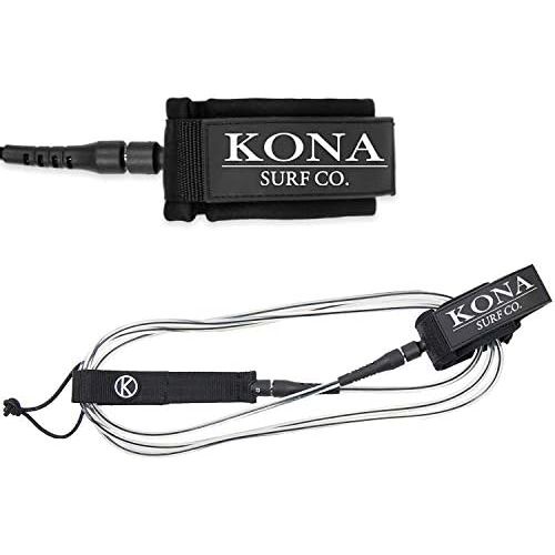  Visit the KONA SURF CO. Store KONA SURF CO. Premium Straight Comp Surfboard Leash Leg Rope for Shortboards and Longboards