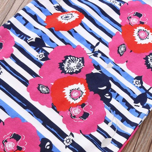  KONFA_Sleepwear KONFA Toddler Newborn Baby Girls Sleep Sack Bag,Sleepwear Floral Striped Swaddle Wrap Blanket Wearable Sleepers Clothes