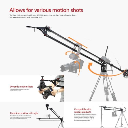  KONOVA Konova Slider Jib Bundle A J1 K7 120A 47.2 Inch (Include K7 120cm Slider)