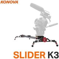 KONOVA Konova Camera Slider Dolly K3 120cm (47.2 Inch) Track Aluminum solid rail smooth slide for Camera, Gopro, Mobile Phone, DSLR, Payloads up to 49bs (22kg) with Bag