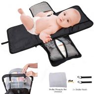 KONPAYDE Baby Portable Diaper Bag+Universal Baby Bed Net + 2 Hooks for Mother Bag Diaper pad, Portable...