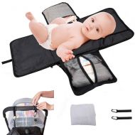 [아마존베스트]KONPAYDE Baby Portable Diaper Bag+Universal Baby Bed Net + 2 Hooks for Mother Bag Diaper pad, Portable Changing Pad,Baby Home Travel Insulation pad